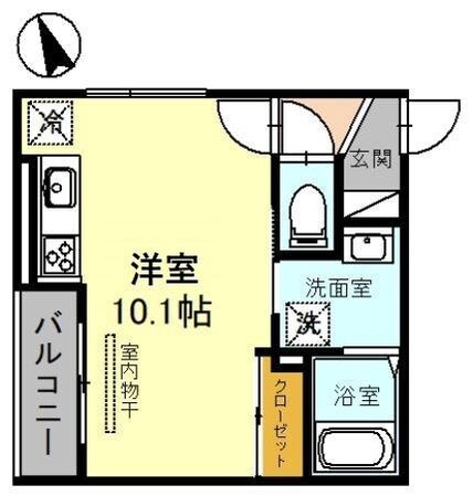 ウィステリア新宿の物件間取画像